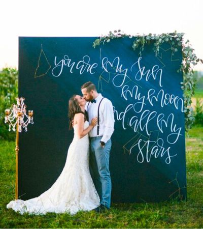 Chalkboard Sign Backdrop