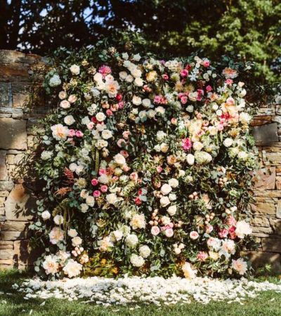 Flower Field Backdrop Wedding Backdrop Ideas