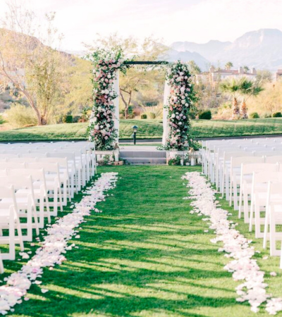 Flower Petal Aisle Backdrop Wedding Backdrop Ideas