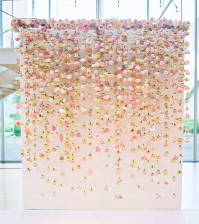 Hanging Flower Backdrop