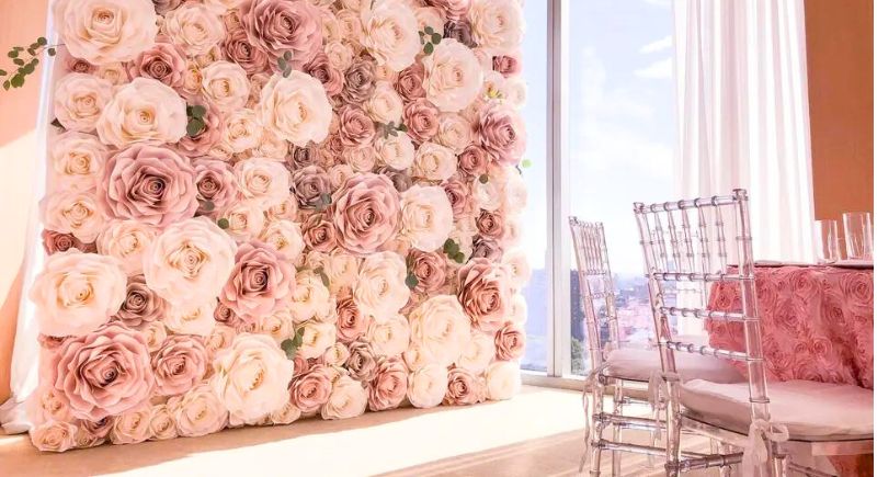 Paper Flower Backdrops