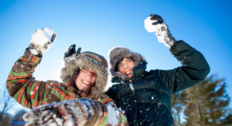 Snowball Fights During Cocktail Hour