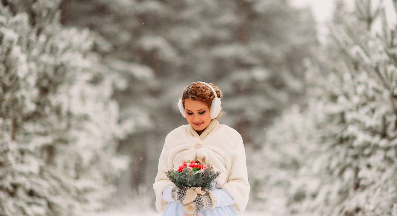 Snowy Mountain Backdrop for Photos