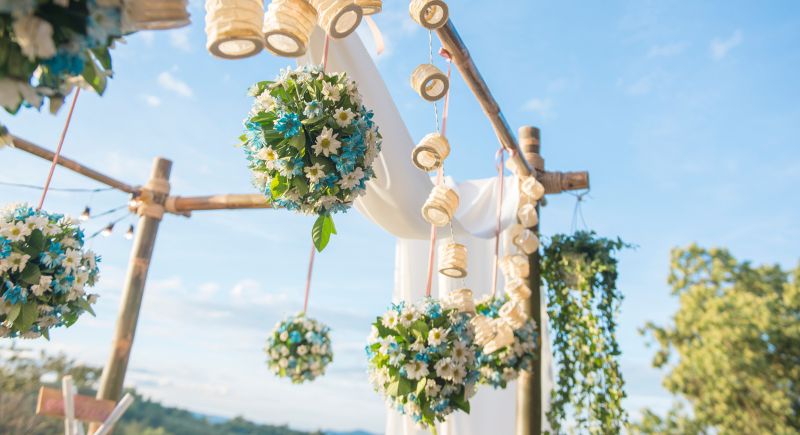 Suspended Greenery Balls