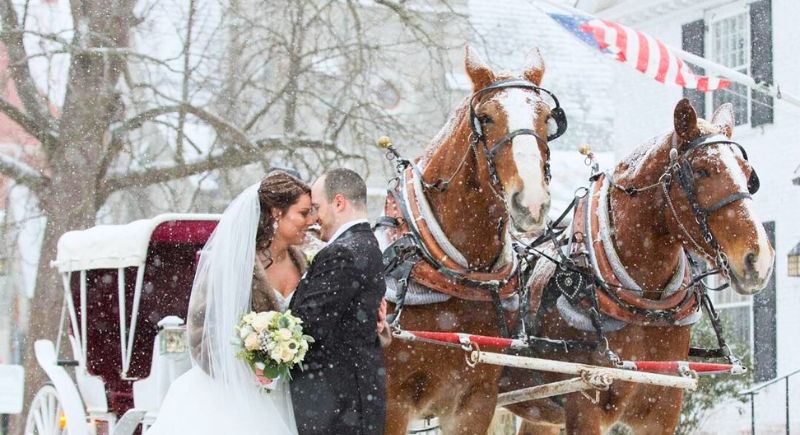 Taking Photos in a Horse-Drawn Sleigh