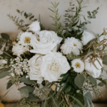 White Flowers and Greenery for Bouquets