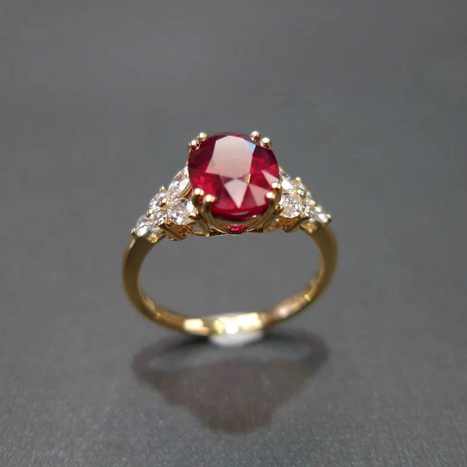 ruby rings celebrating fortieth anniversary