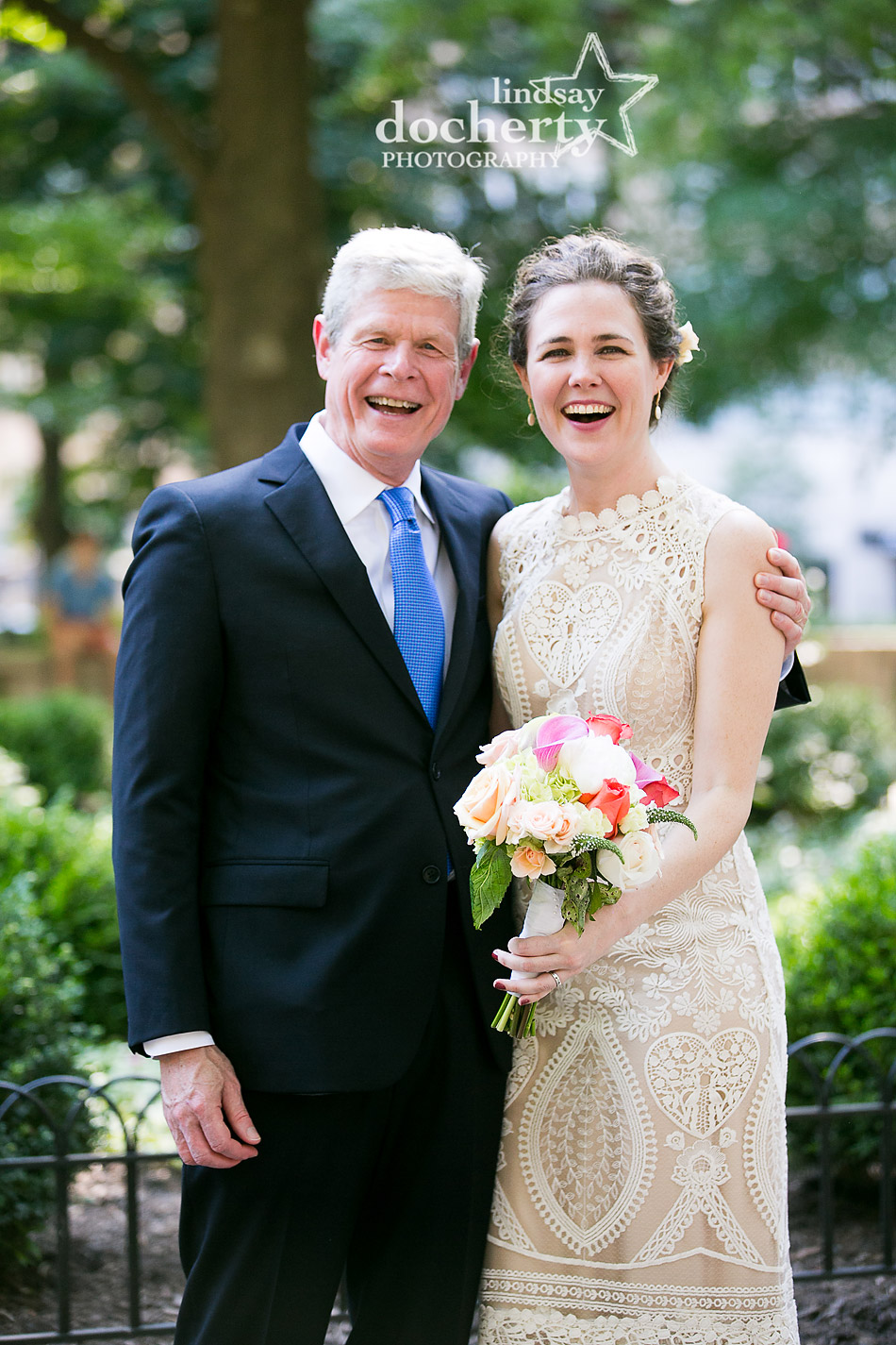 bride father discussing wedding payments