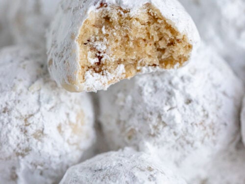 Mexican wedding cakes powdered cookies